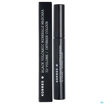 Korres km mascara volum black mineral 01 black 8ml