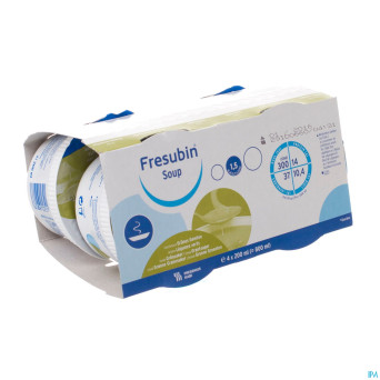 Fresubin soup legumes verts    cup 4x200ml 7016701