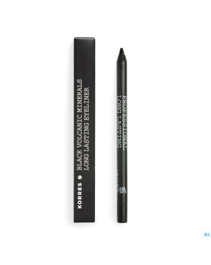Korres km pencil long-wear mineral black