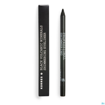 Korres km pencil shimmer mineral black
