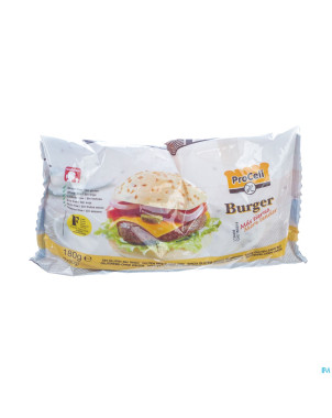 Proceli pains pour hamburger rte 180g    2 3504