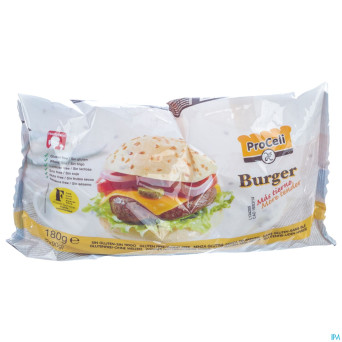 Proceli pains pour hamburger rte 180g    2 3504