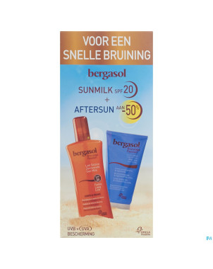 Bergasol milk ip20 + creme after -50%