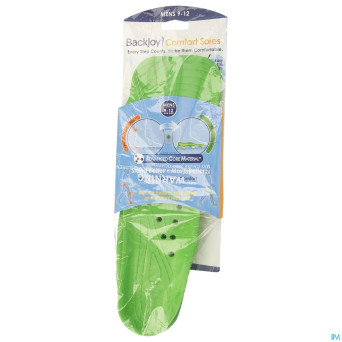 Backjoy comfort semelles homme citron vert 1 paire