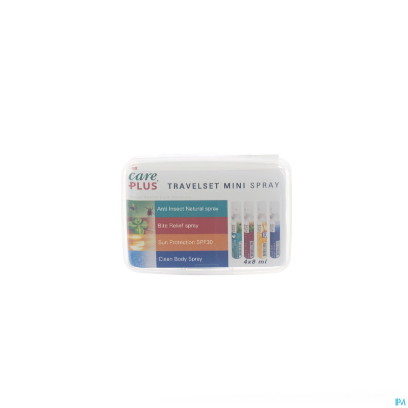 Care plus travelset mini spray 4x8ml