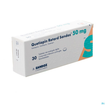 Quetiapin retard sandoz  50mg lib.prol.   comp  30