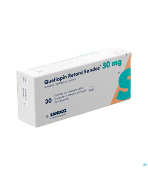 Quetiapin retard sandoz  50mg lib.prol.   comp  30