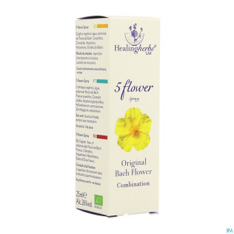 Healing herbs spray 5 flowers  25ml