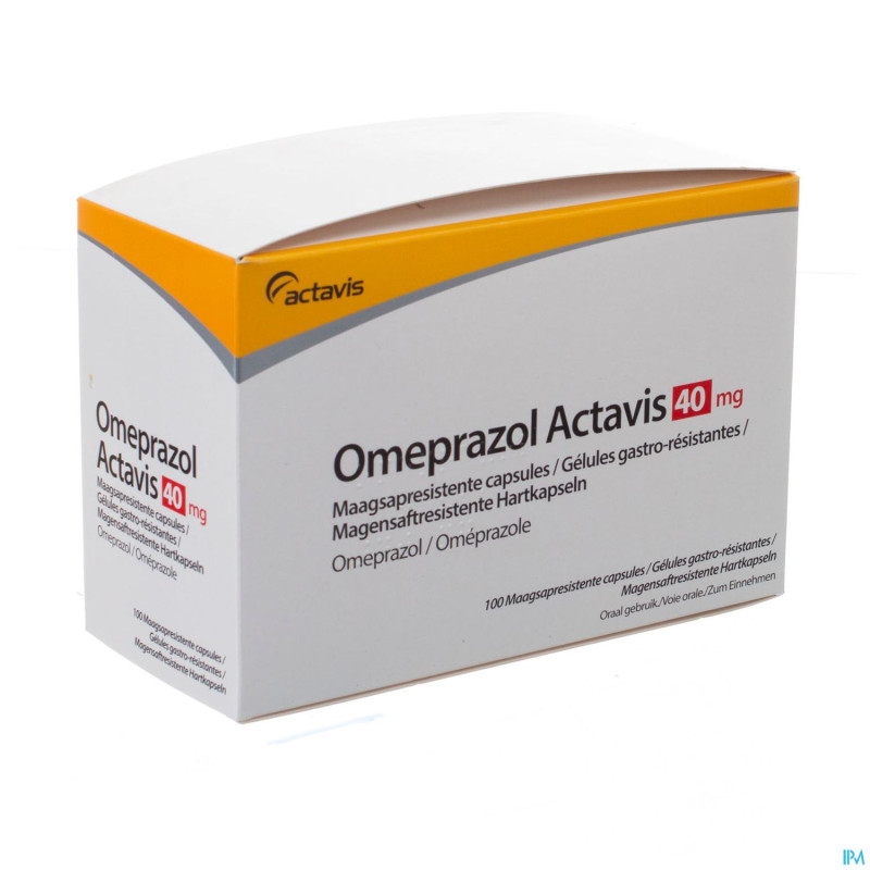 Omeprazol 40mg actavis caps gastro res bl 100x40mg