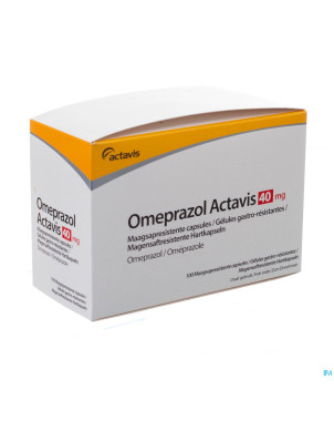 Omeprazol 40mg actavis caps gastro res bl 100x40mg