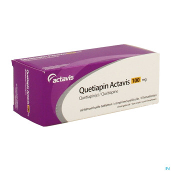 Quetiapin actavis comp enrobe  60 x 100 mg