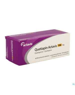 Quetiapin actavis comp enrobe  60 x 100 mg