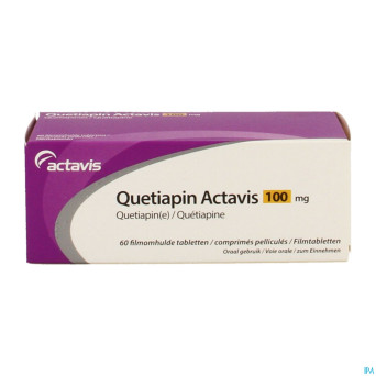 Quetiapin actavis comp enrobe  60 x 100 mg