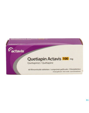 Quetiapin actavis comp enrobe  60 x 100 mg