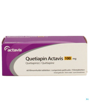 Quetiapin actavis comp enrobe  60 x 100 mg