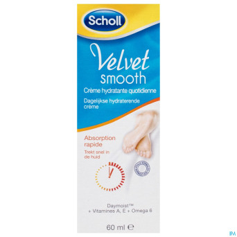 Scholl velvet smooth daily moisturiser tube 60ml