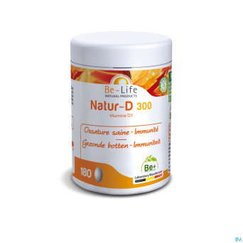 Natur d 300ui be-life  pot caps 180