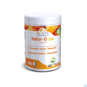 Natur d 300ui be-life  pot caps 180