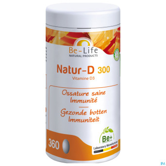 Natur d 300ui be-life  pot caps 360