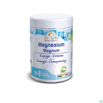 Magnesium magnum minerals be-life pot caps 30