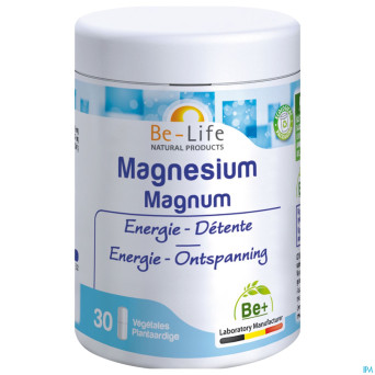 Magnesium magnum minerals be-life pot caps 30