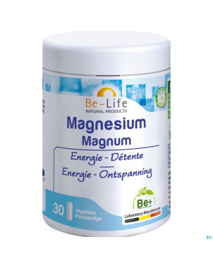 Magnesium magnum minerals be-life pot caps 30
