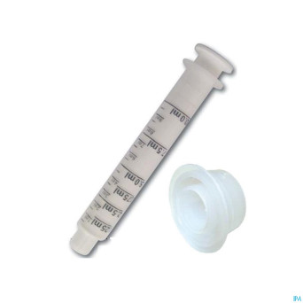 Seringue 10ml+plug pp28 pr bouteille verre  20 aca