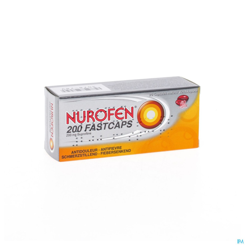 Nurofen 200 fastcaps caps 20