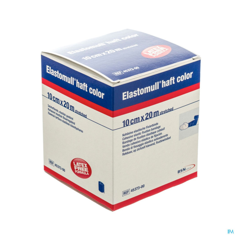 Elastomull haft s/latex    10cmx20m bleu 4537300