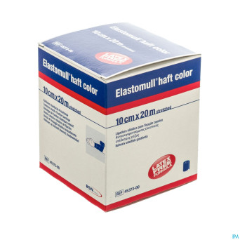 Elastomull haft s/latex    10cmx20m bleu 4537300