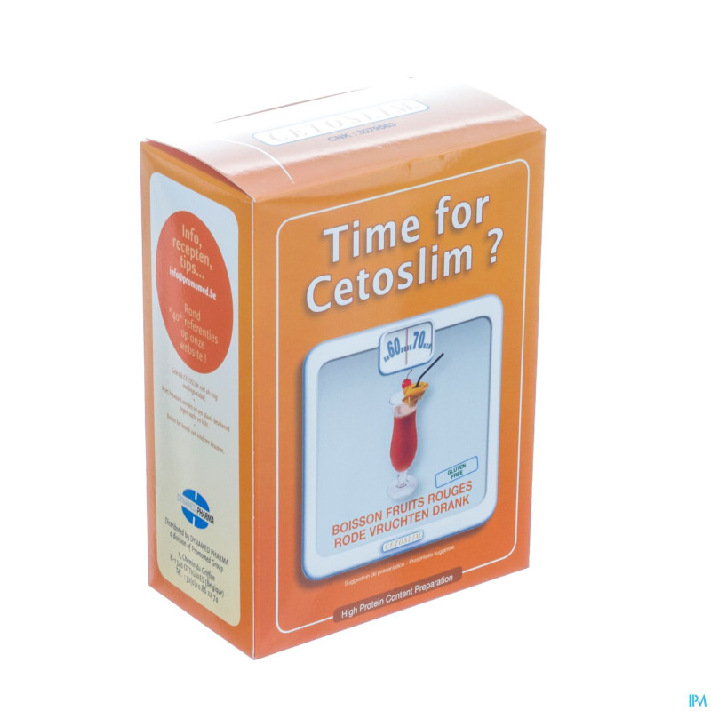 Cetoslim boisson fruits rouges    pdr sach 6x25g