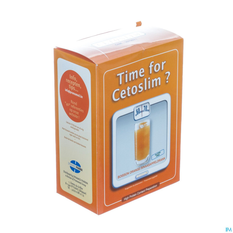 Cetoslim boisson orange    pdr sach 6x25g