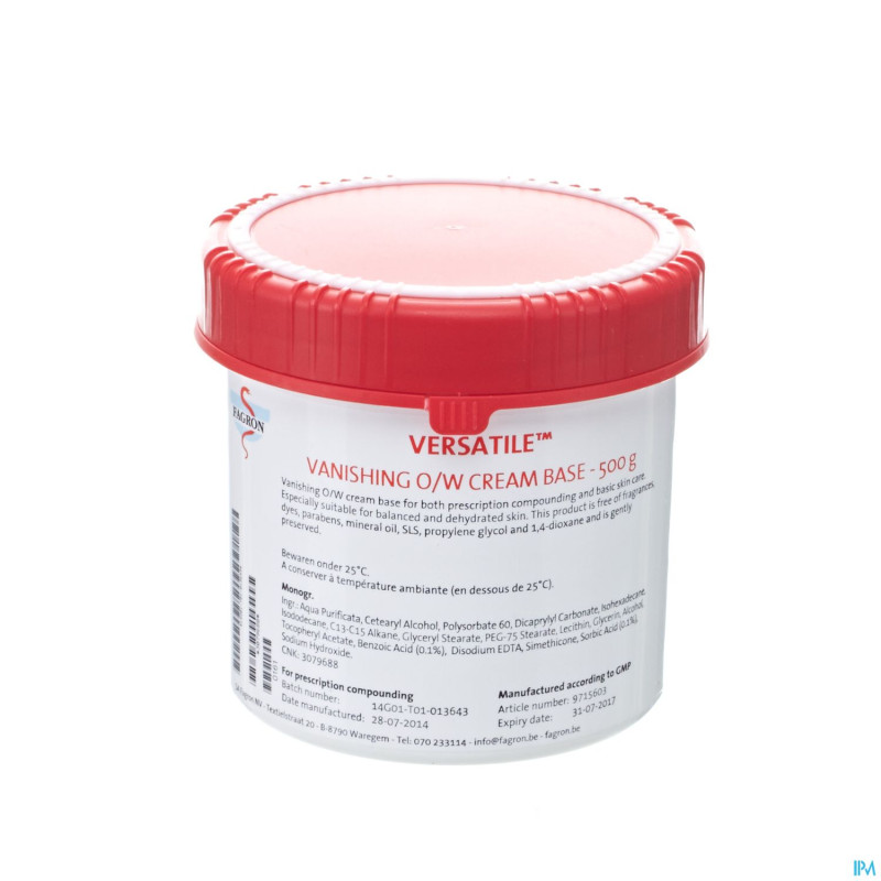 Versatile cream    pot 500g fag