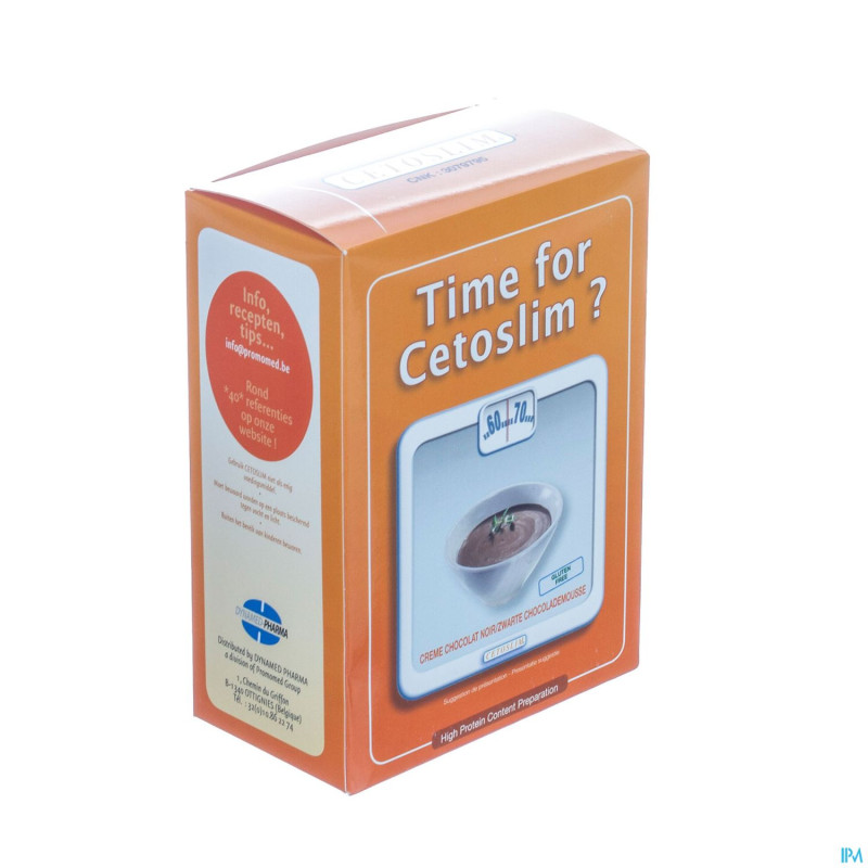 Cetoslim creme dessert chocolat noir    pdr sach 6