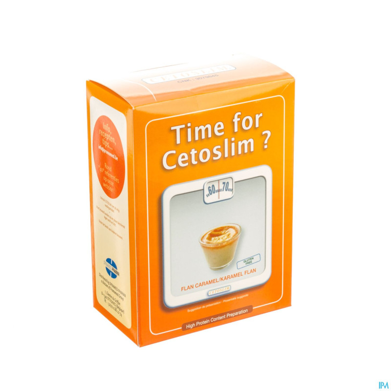 Cetoslim flan caramel    pdr sach 6