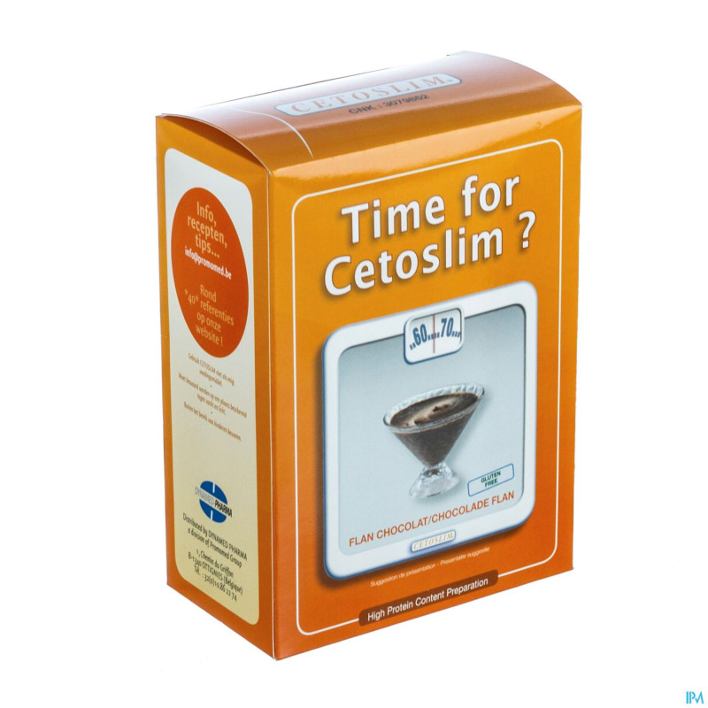 Cetoslim flan chocolat    pdr sach 6