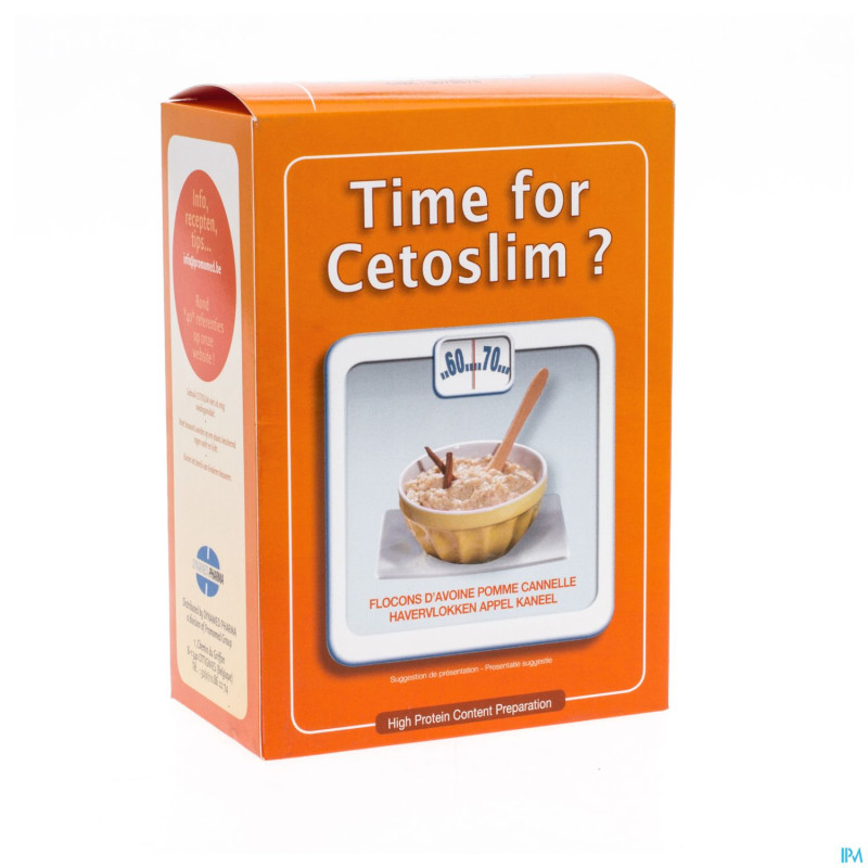 Cetoslim flocons avoine pomme-cannelle    sach 5