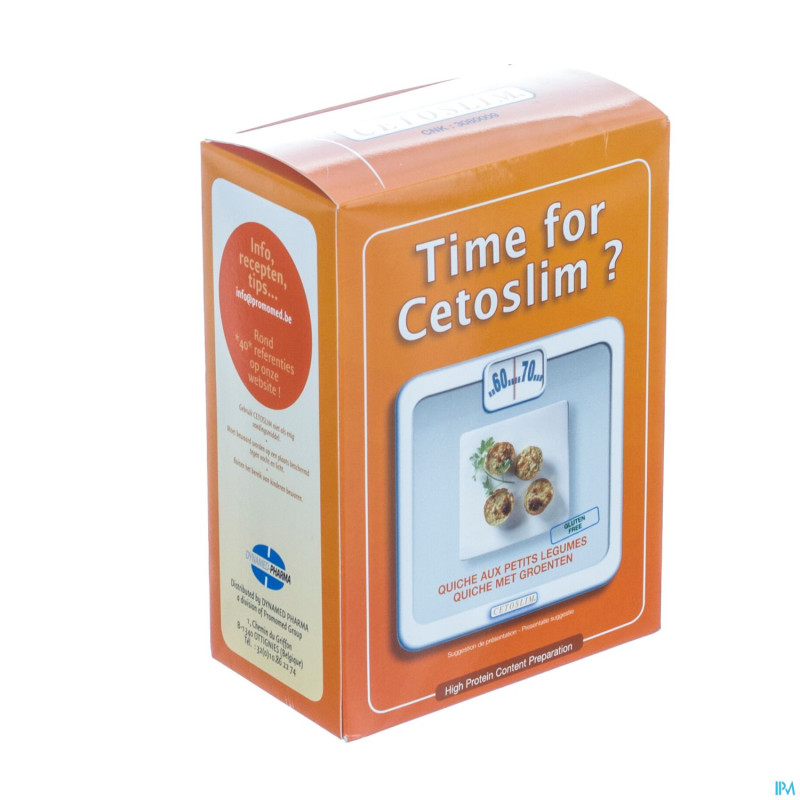 Cetoslim quiches legumes    pdr sach 6x25g