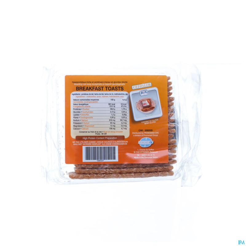 Cetoslim toast breakfast    20x4,5g