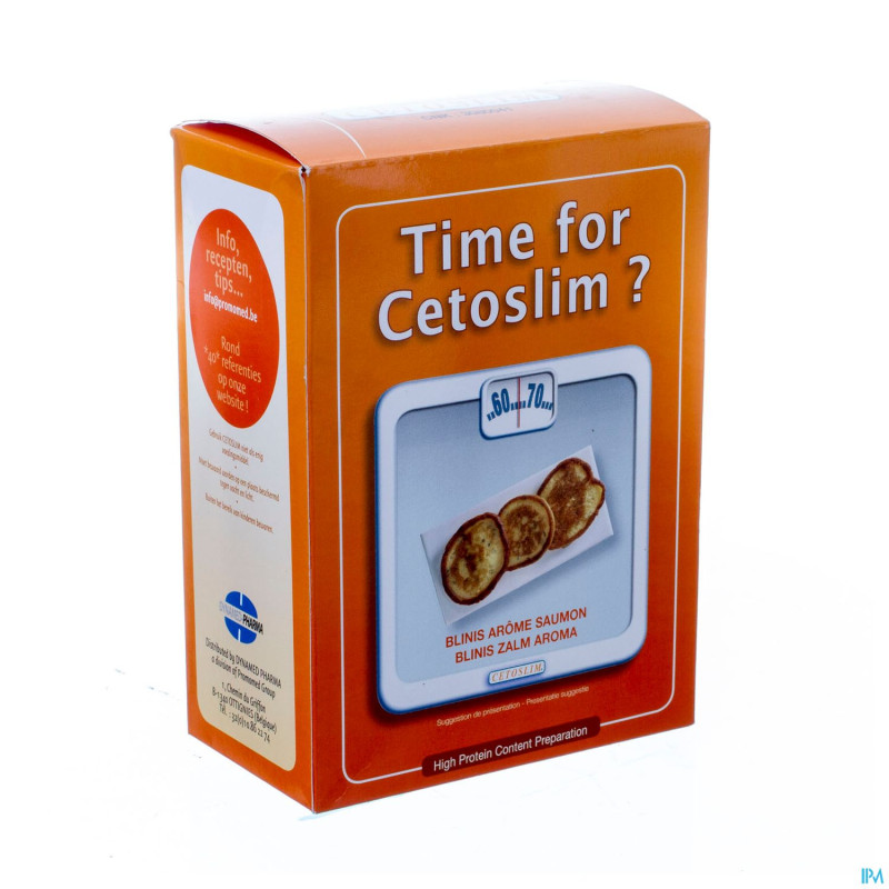 Cetoslim blinis au saumon    pdr sach 6x25g