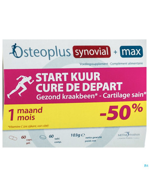 Osteoplus cure depart 60 comp + 60 caps
