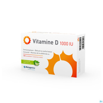 Vitamine d 1000iu metagenics comp 168