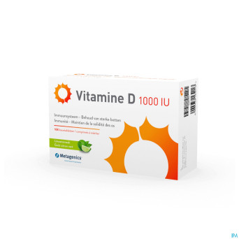Vitamine d 1000iu metagenics comp 168
