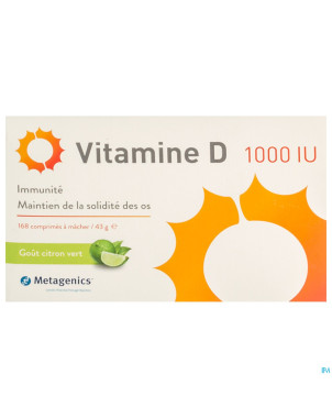Vitamine d 1000iu metagenics comp 168