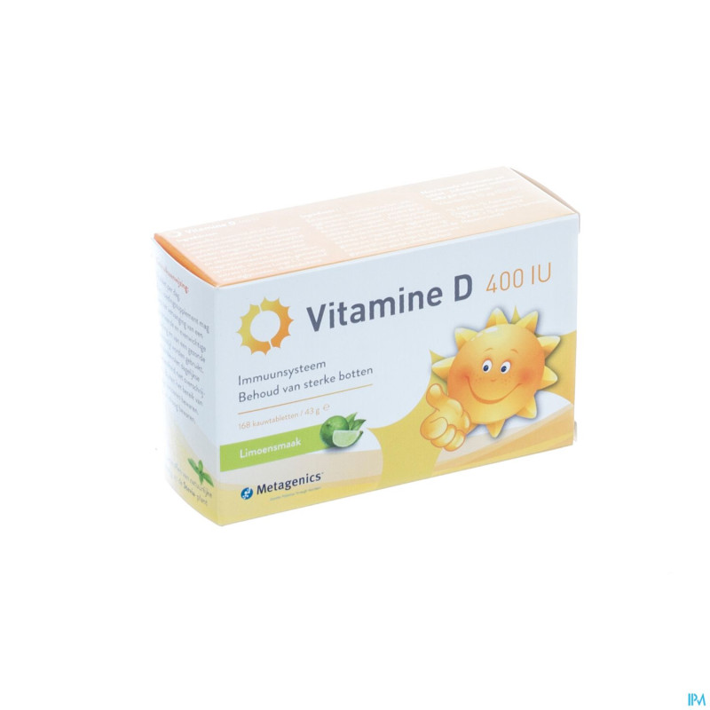 Vitamine d 400iu metagenics  comp 168