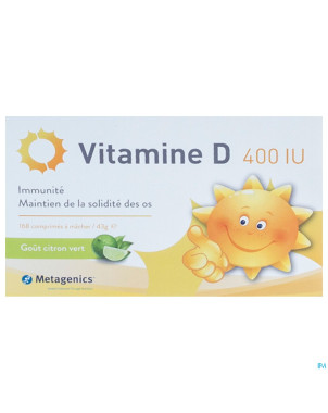 Vitamine d 400iu metagenics  comp 168