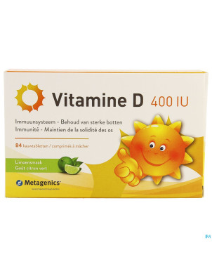 Vitamine d 400iu metagenics  comp  84