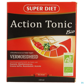 Superdiet action tonic    amp 10x15ml