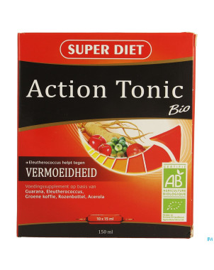 Superdiet action tonic    amp 10x15ml