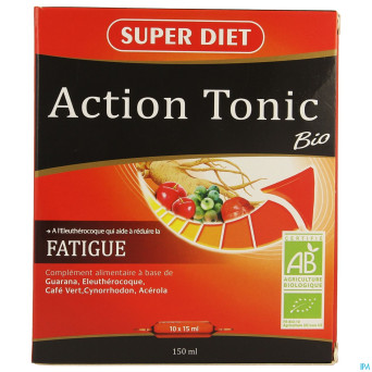 Superdiet action tonic    amp 10x15ml